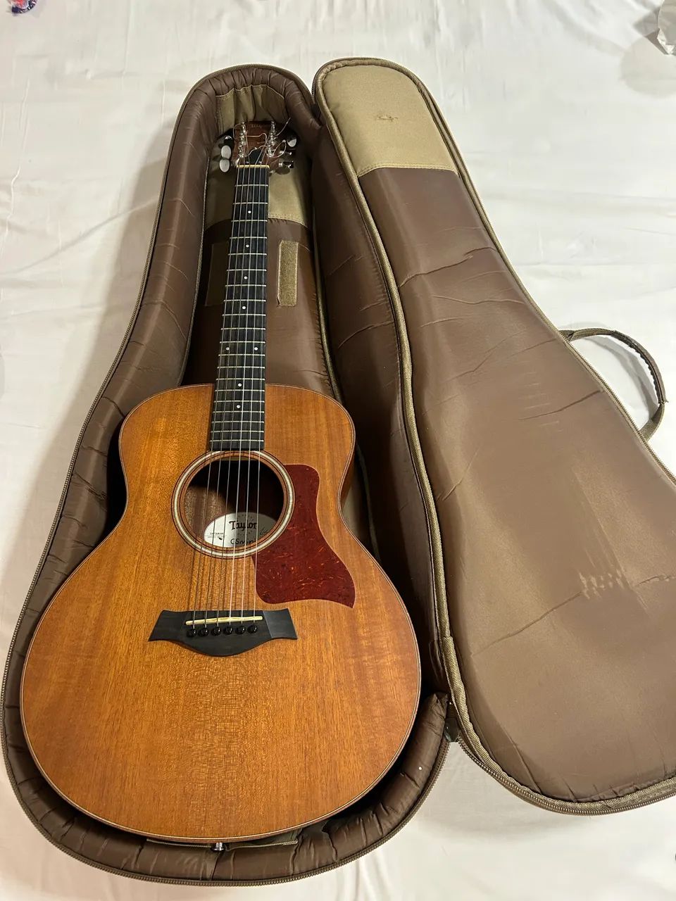 Violão Eletroacústico Taylor Gs Mini-e Mogno Aço Com Capa - Foto 4