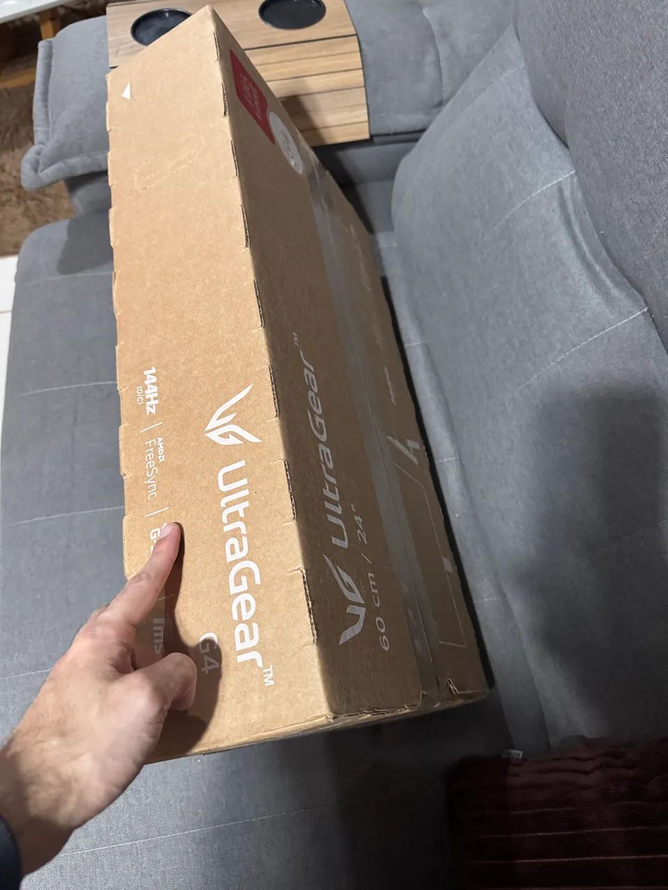 Monitor gamer LG UltraGear 24 Polegadas 144hz (NOVO E LACRADO) Garantia 1 Ano - Foto 2