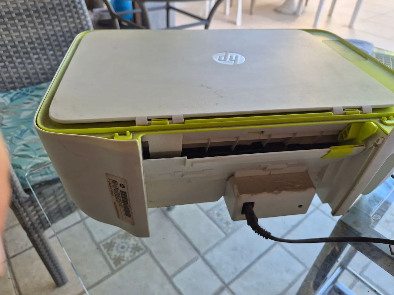 Impressora HP DeskJet 2135 (Verde) - Foto 4
