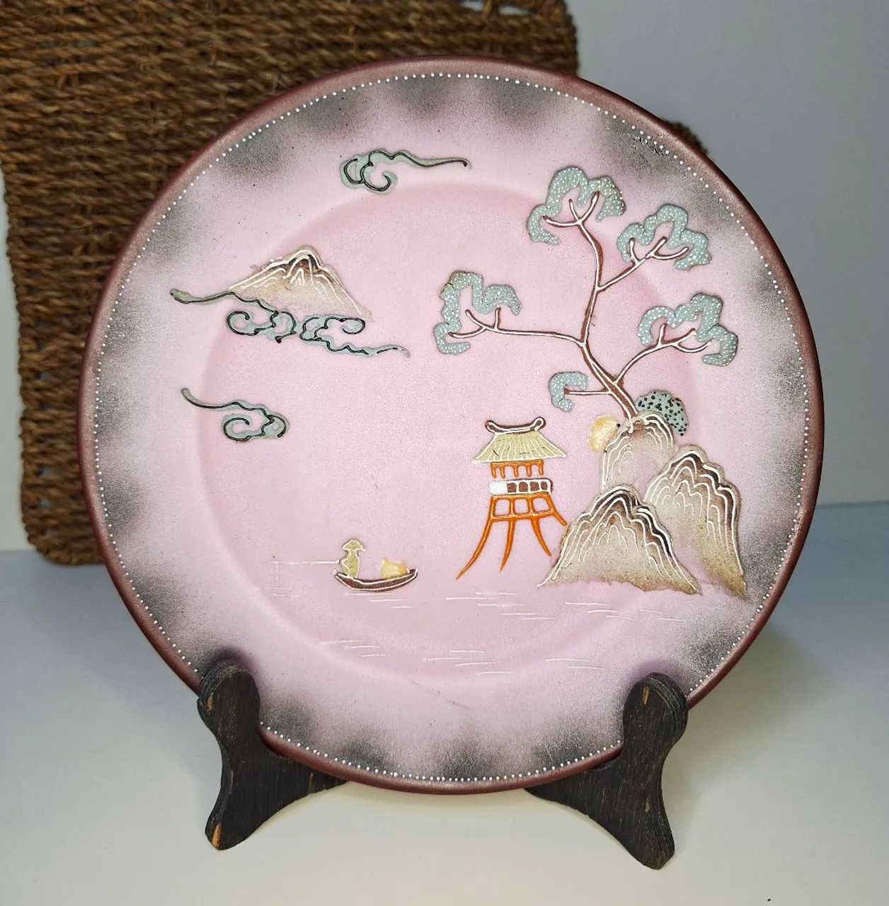 Prato em porcelana japonesa
