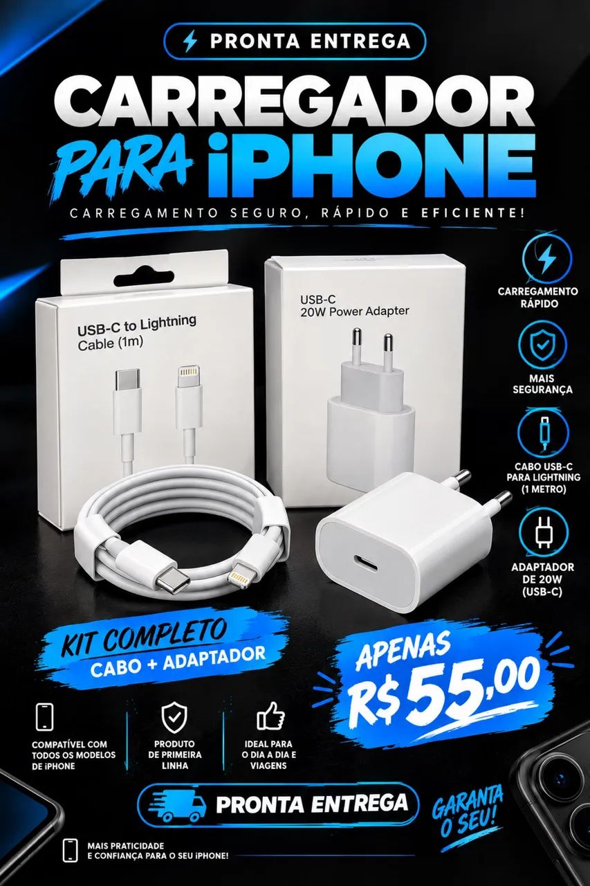 Carregador para iPhone  - Foto 3