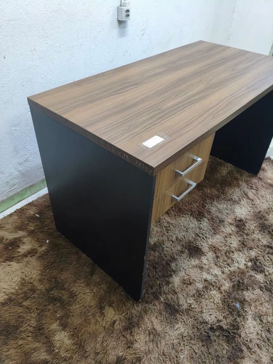 Mesa Usada para Estudos - Com Gavetas  - Foto 2