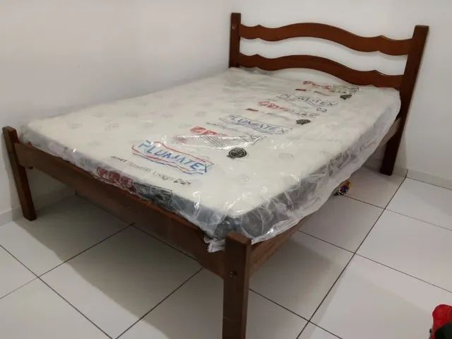 Cama casal madeira
