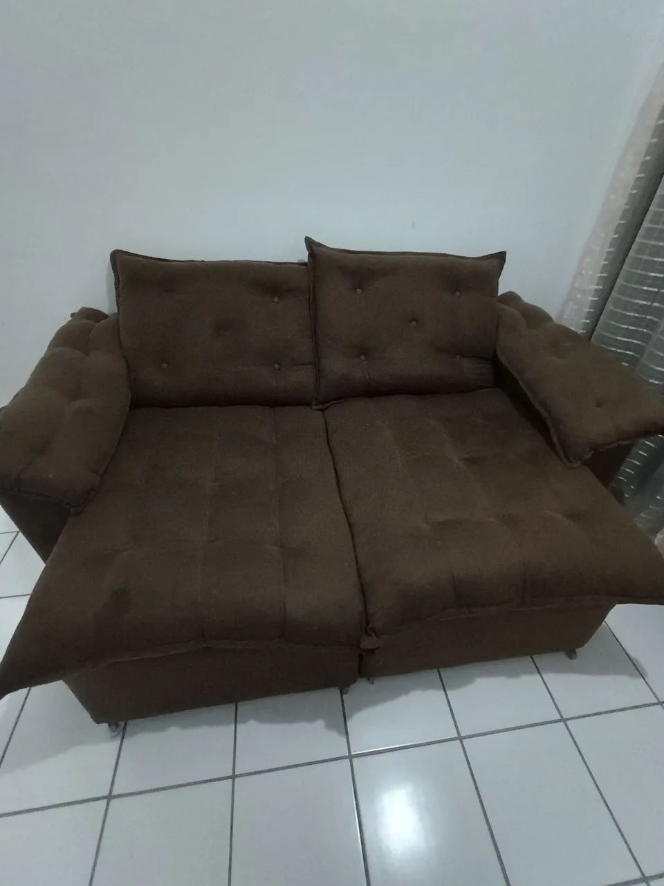 Sofá 3 lugares retrátil (fofuxo) - Foto 2