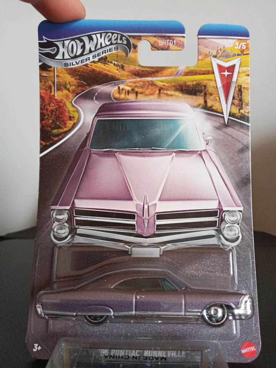 Pontiac 65 bonneville hotwheels silver series - Brinquedos e Jogos