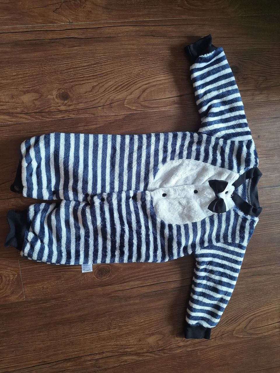 Macacão de fleece infantil 