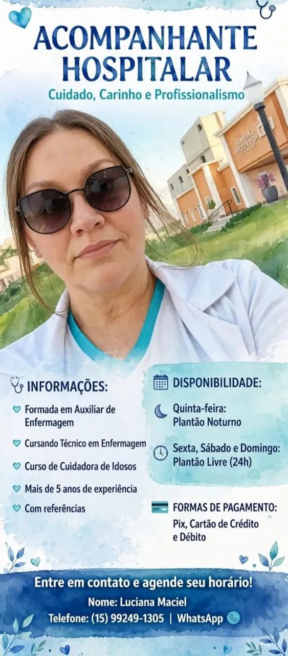 Acompanhante hospitalar Sorocaba e região 