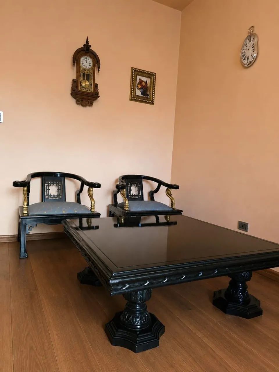 Conjunto Estilo Chinês em Madeira Maciça  - Foto 2