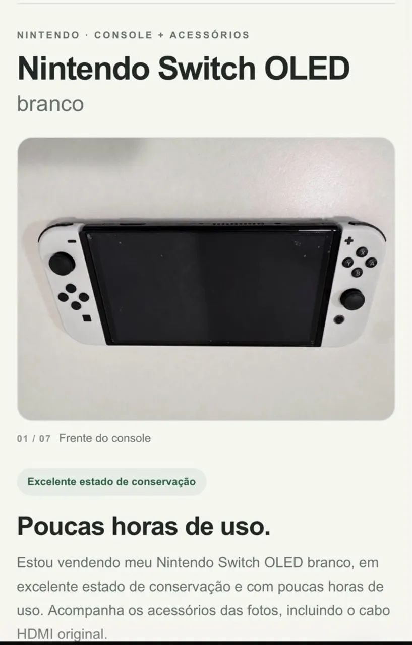 Nitendo Switch OLED