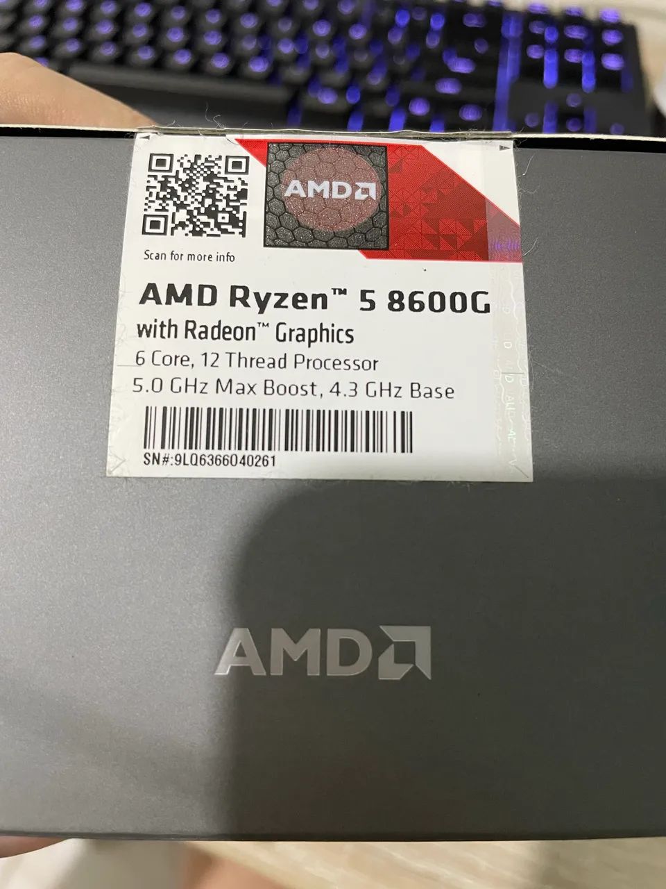 Processador AMD Ryzen 5 8600G, 4.3GHz (5.0GHz Turbo) AM5, Com Cooler AMD - Foto 3