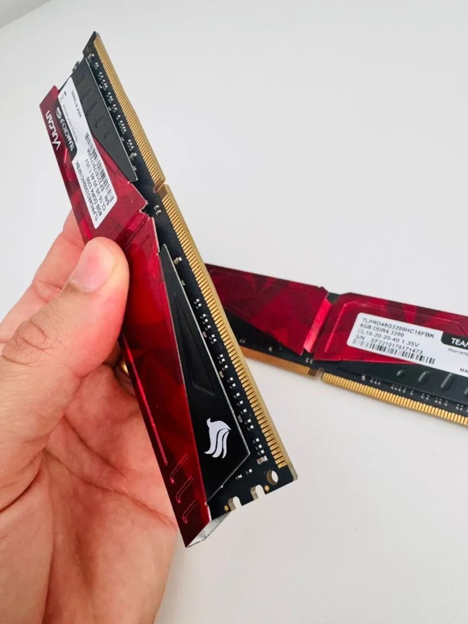 Memória RAM Vulcan 2x 8gb DDR4 3200Mhz - Foto 2