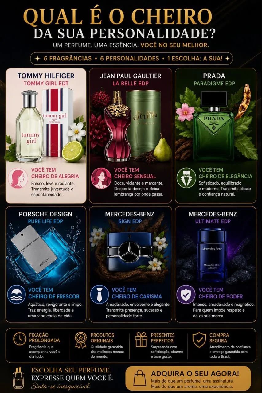 Vendas perfumes importados