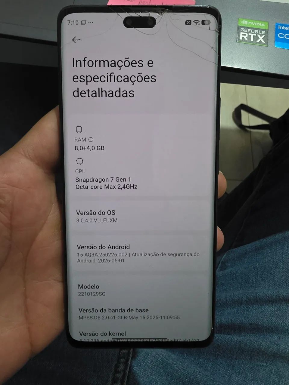 Xiaomi 13 Lite - bateria com defeito  - Foto 4