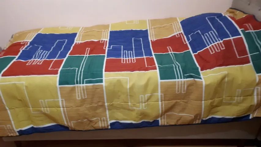 Edredom Solteiro Dupla Face Matelasse Estampado - Zêlo - Foto 3