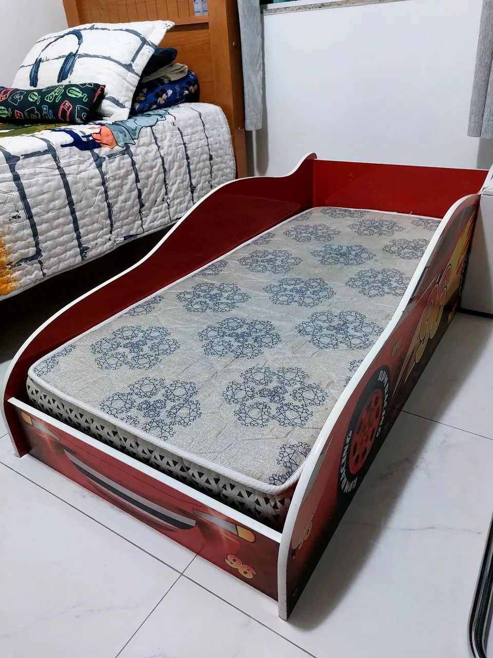 Cama Infantil Carro com Colchão  - Foto 2