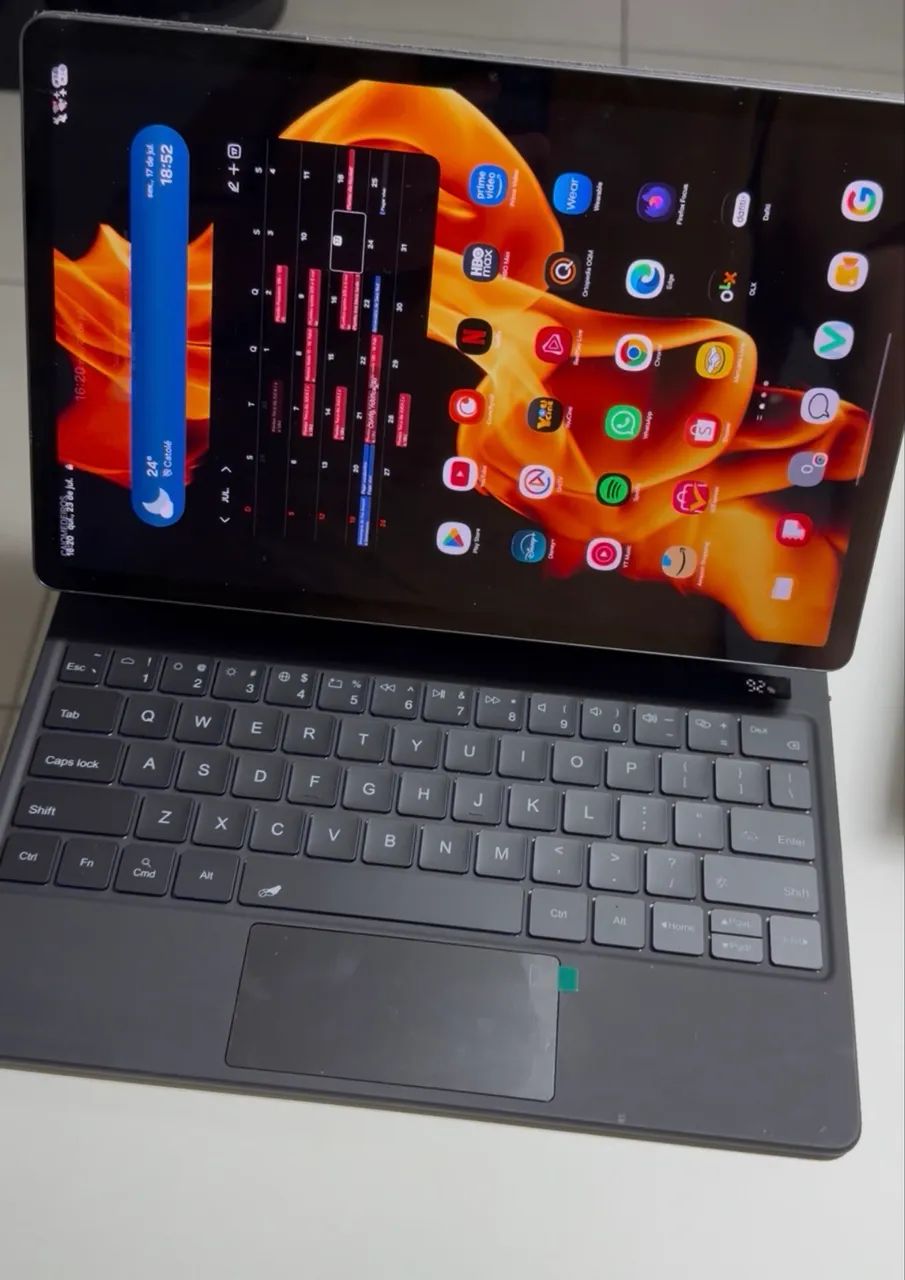 Samsung Tab S9 plus FE + Capa teclado + Caneta  - Foto 3