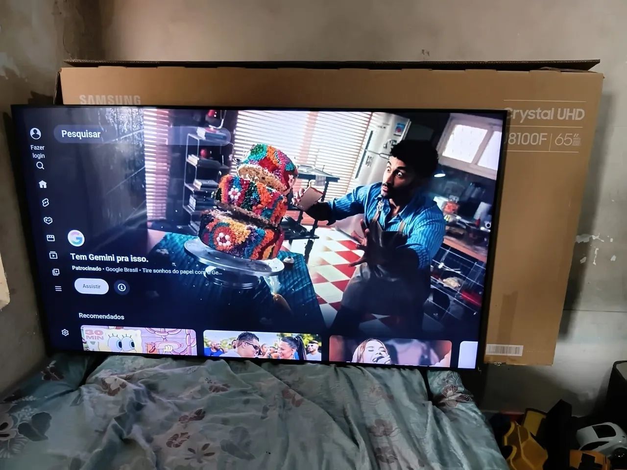 Vendo smart tv Samsung de 65 com Android Alexa comando de voz e bluetooth imagem 4k  - Foto 3