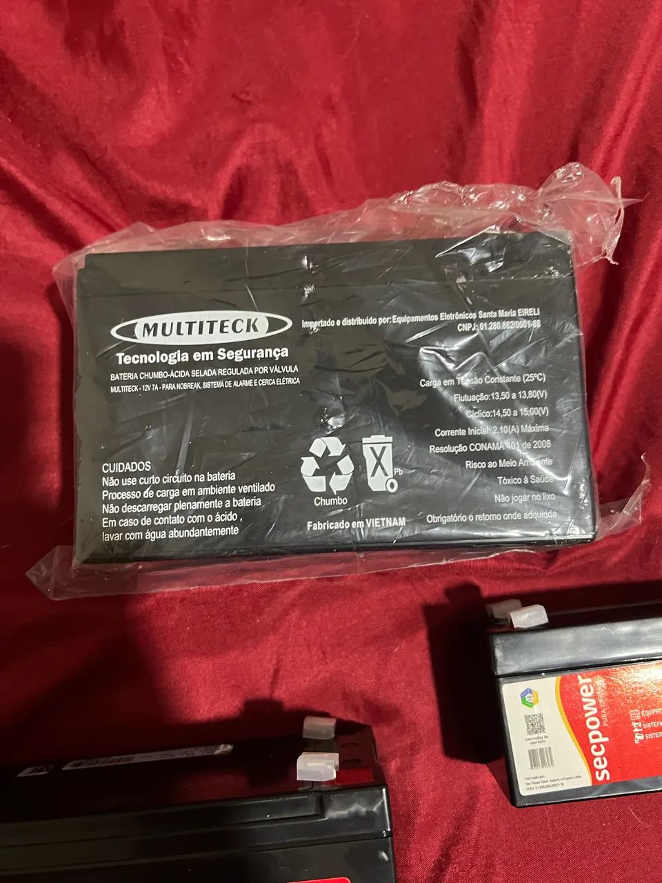 12V 7Ah UPS Battery Kit