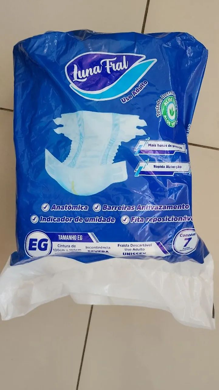 Fralda geriátrica EG 