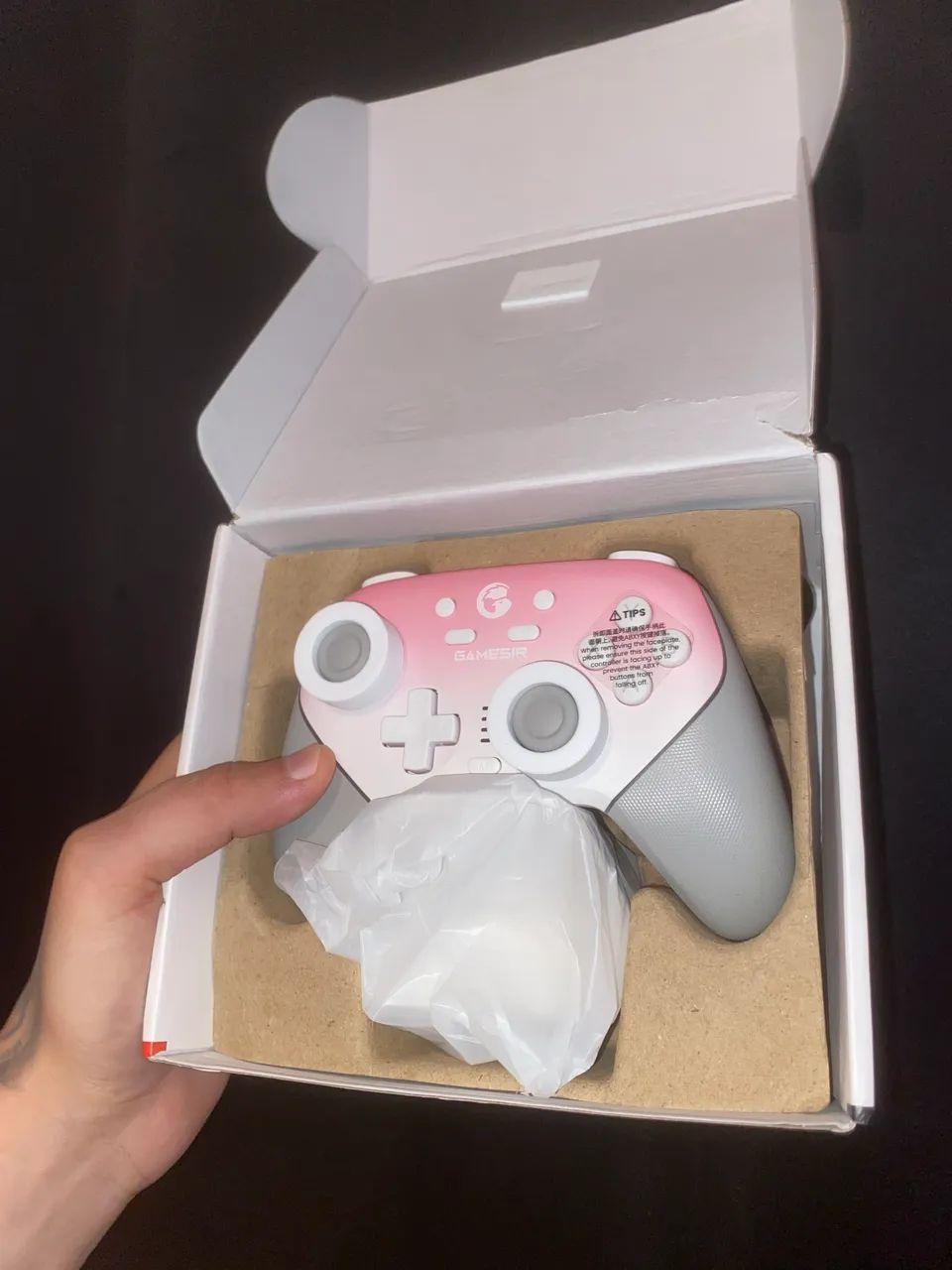 Controle GameSir Super Nova Rosa Wireless Bluetooth 2.4Ghz PC Switch - Foto 2