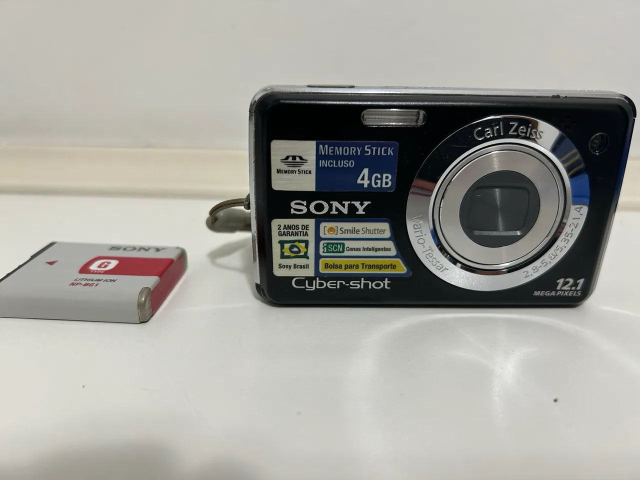 Câmera Sony Cyber-shot DSC-W215 12.1MP + Kit Completo - Câmeras e