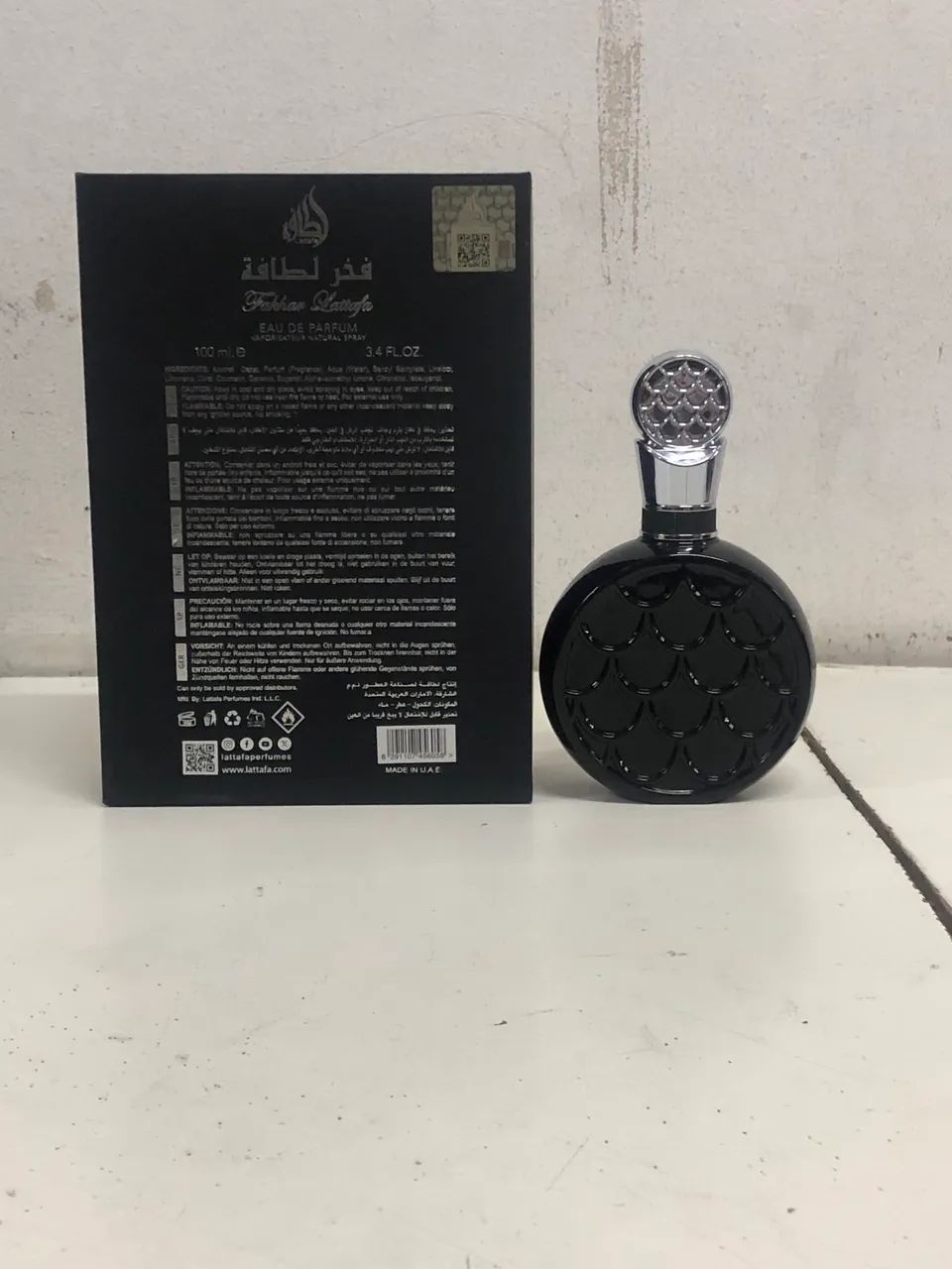 Perfume árabes lattafa fakhar black - Foto 4