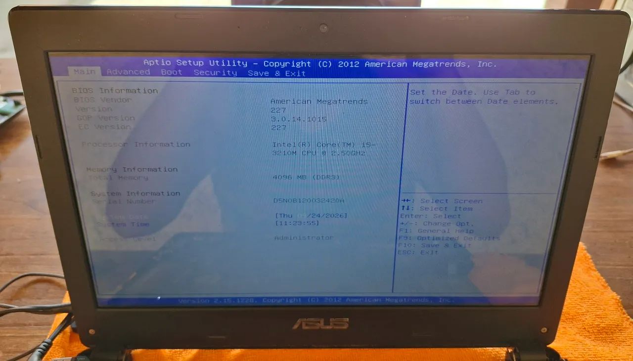 Tela Completa Notebook Asus K45A / K45 / A45 - Com Carcaça e Dobradiças - Foto 2