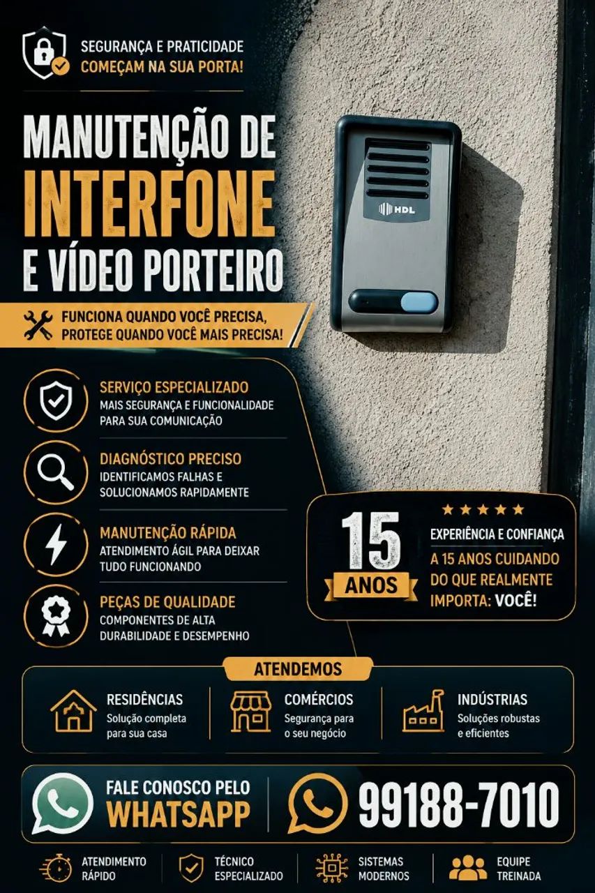 Manutenção de Porteiro Eletrônico 