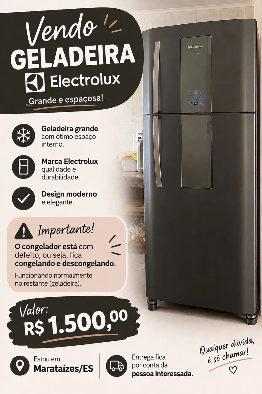 Geladeira Electrolux
