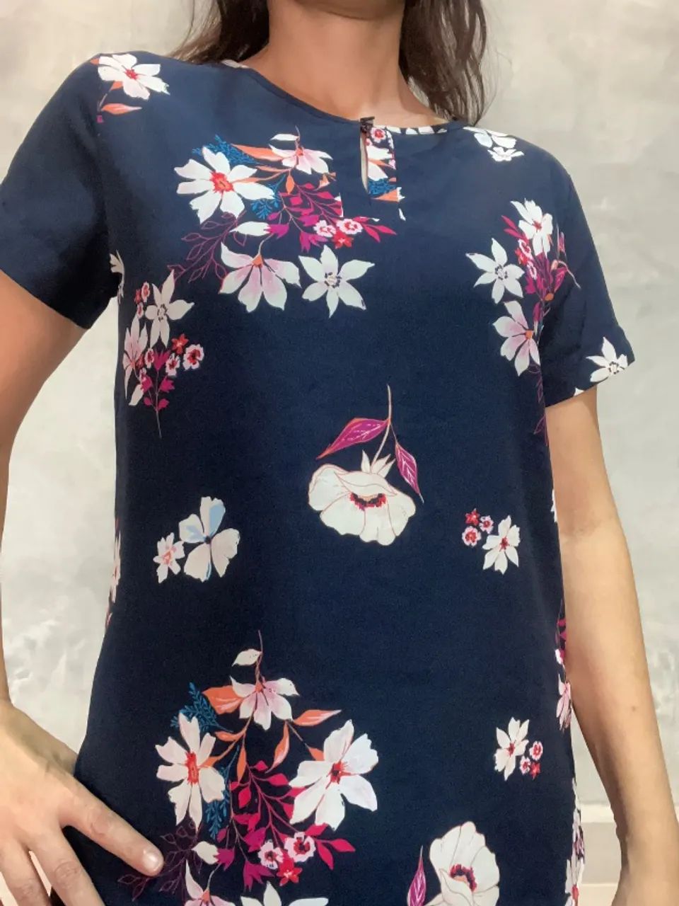blusa Van Heusen azul marinho - Foto 2