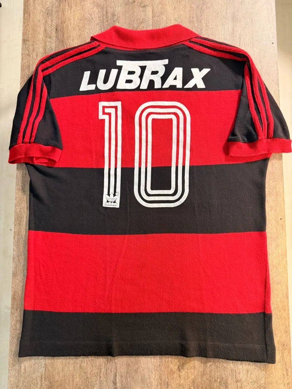 Camisa Flamengo Retrô Lubrax - 10 Zico - G - Algodão Bordado