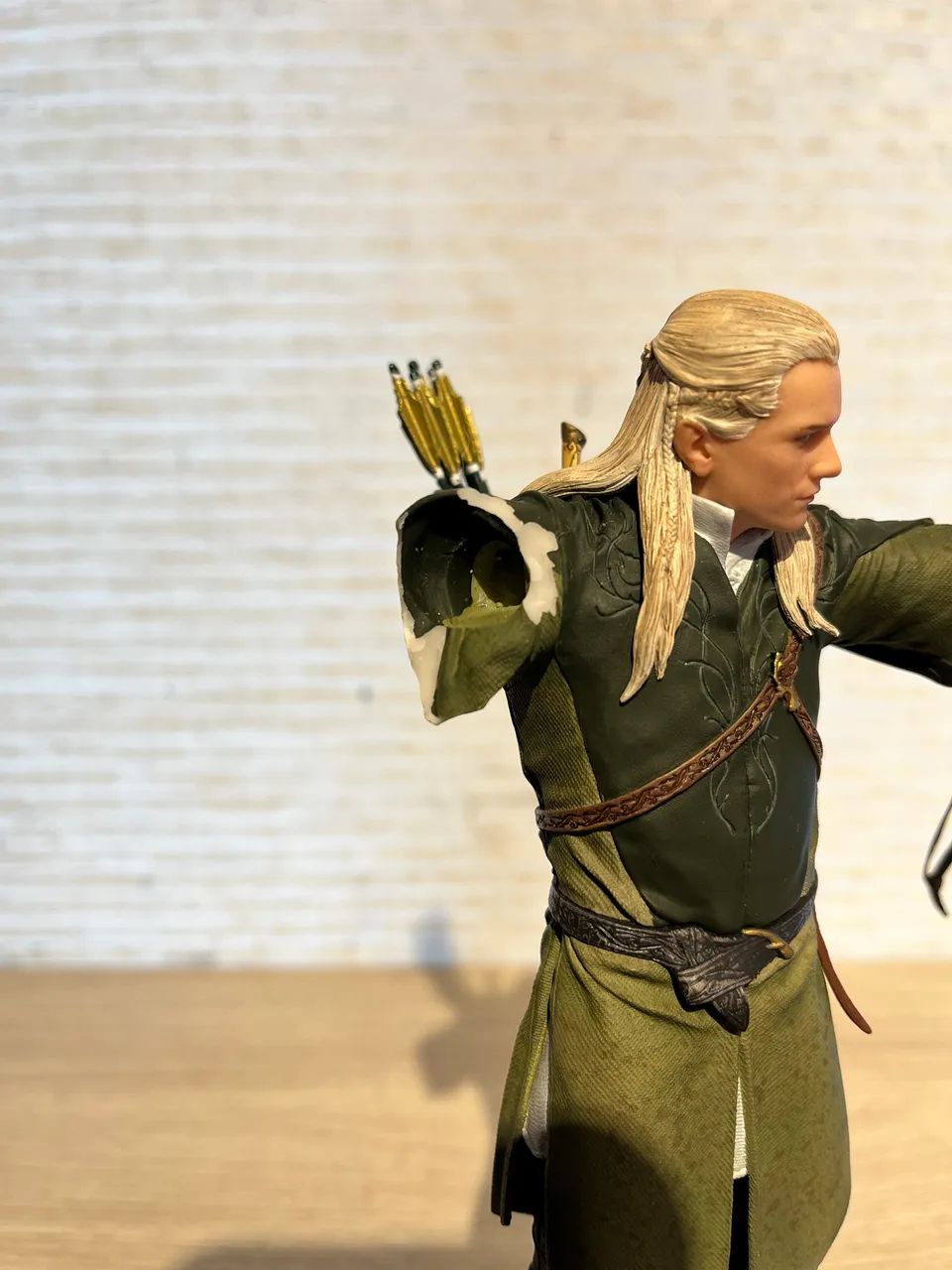 Legolas e Orc Amored Lotr Iron Studios 1/10 DETALHES - Foto 5