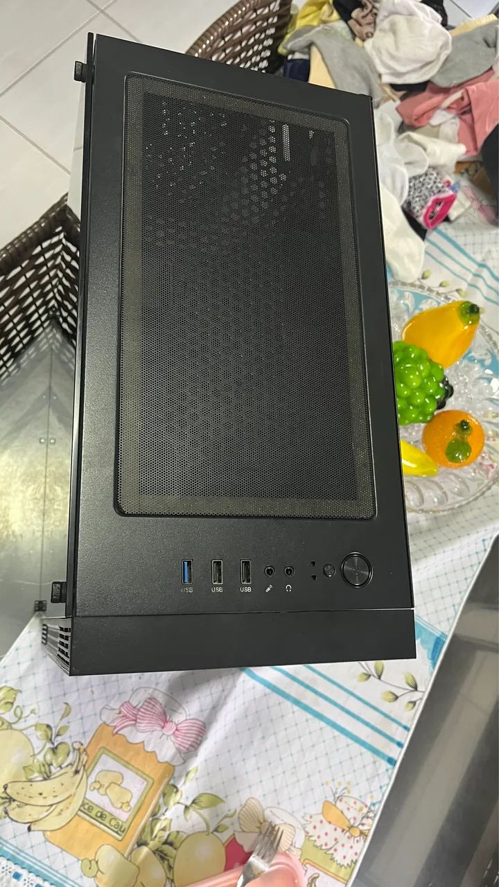 Gabinete pichau Komor LED RBG Lateral em vidro temperado - Foto 4