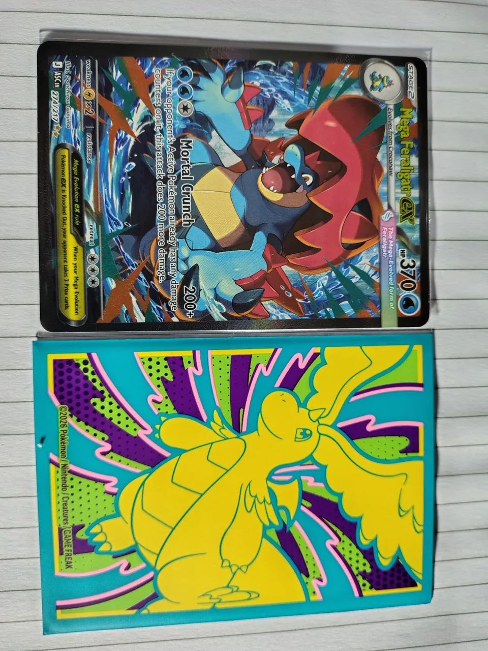 Mega Feraligatr Ex SAR em Inglês  - Foto 2