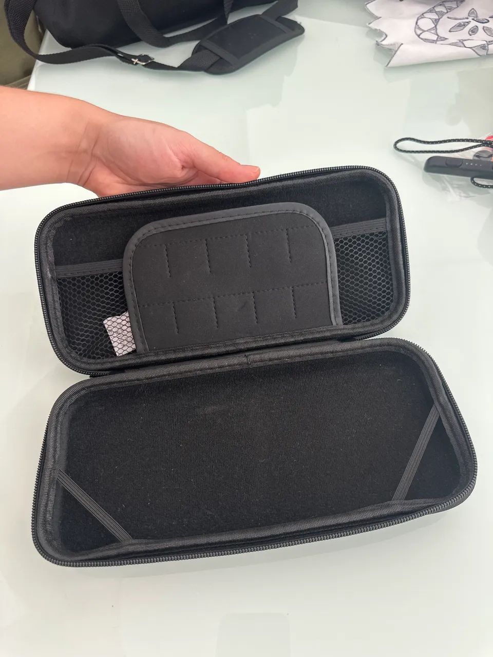 Case nitendo switch oled preta  - Foto 3