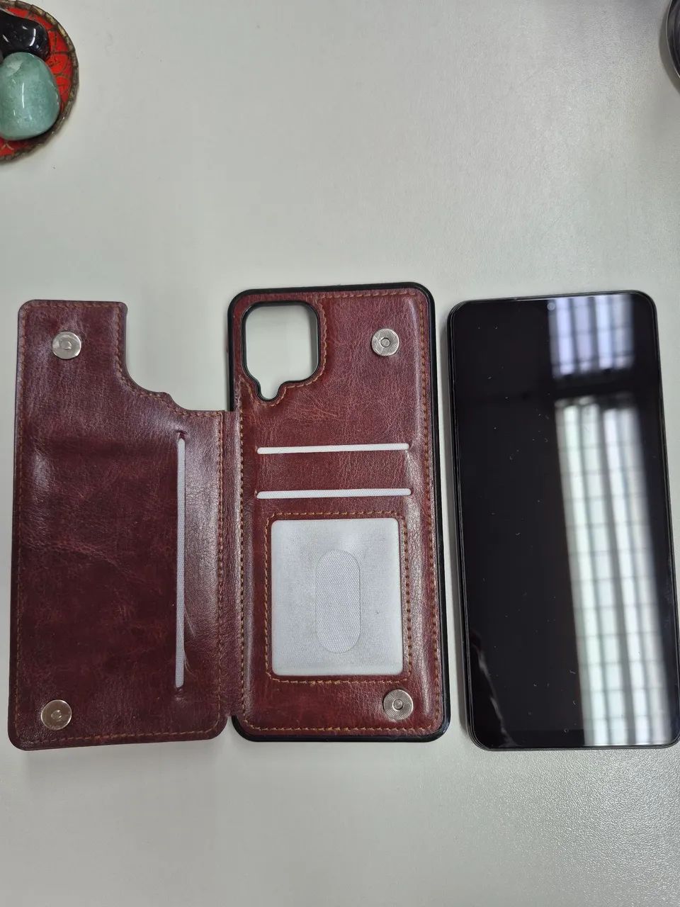 Celular Galaxy A12 em excelente estado - Foto 2