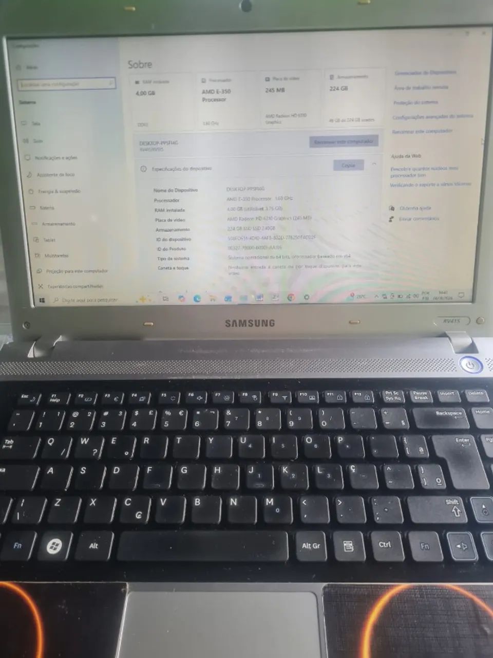 Notebook Samsung  - Foto 3
