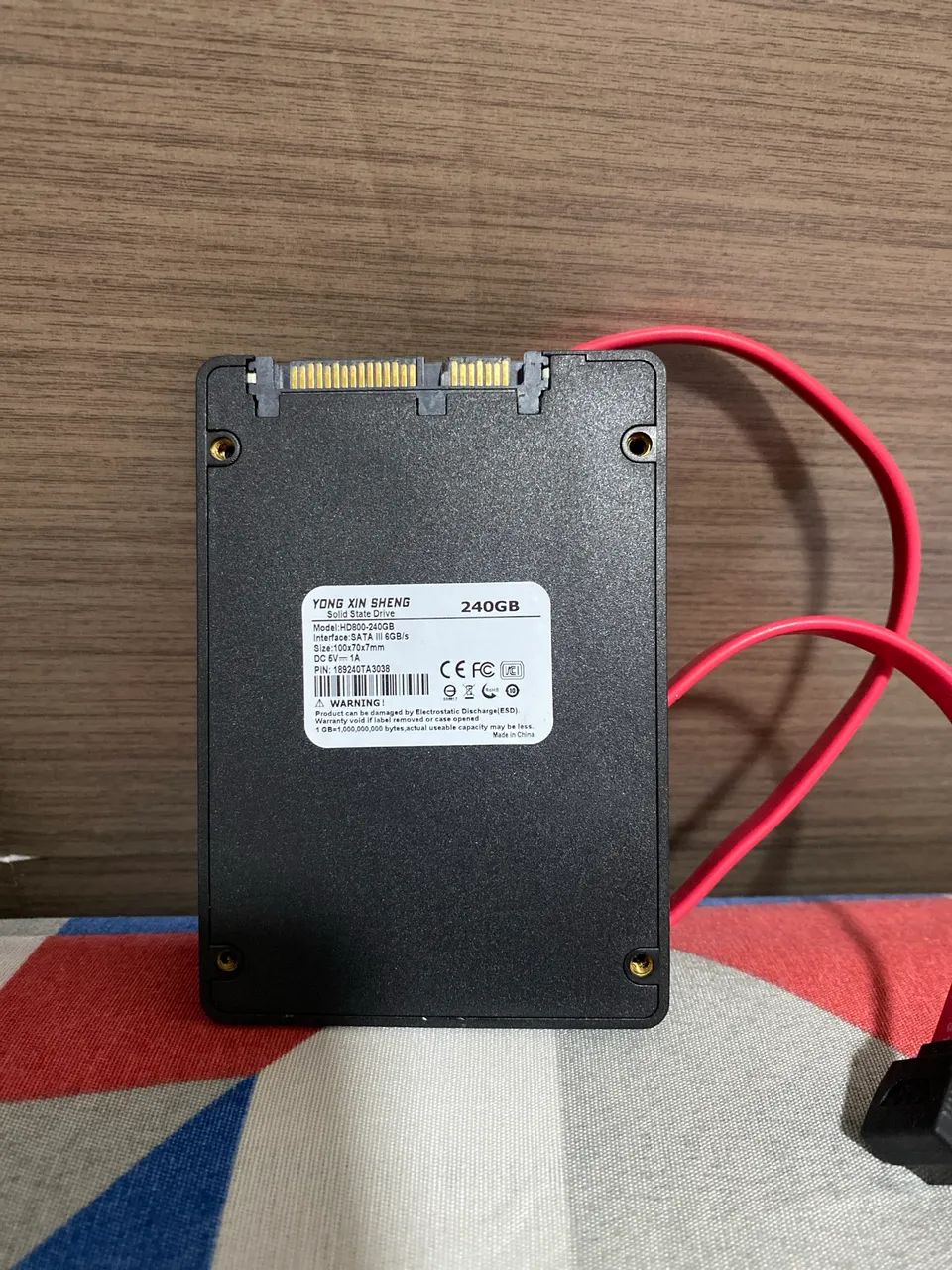 Ssd SATA 240GB (+cabo)