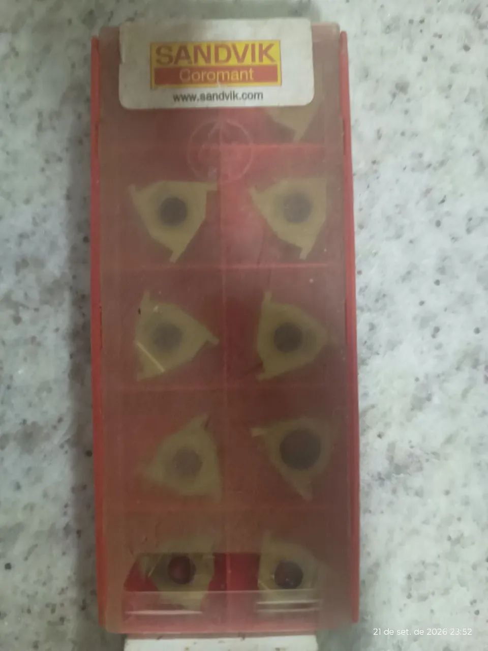 Pastilhas para tornos 