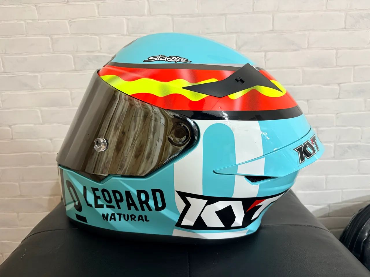 Capacete KYT Leopard - Foto 2