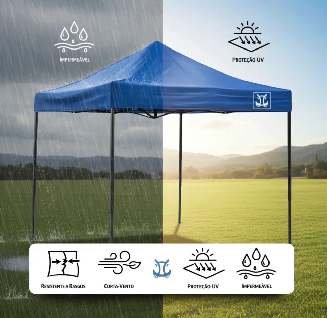 Tenda Sanfonada 3x3 articulada 