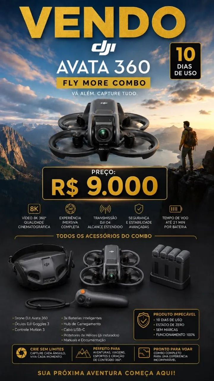 Drone DJI AVATA 360 