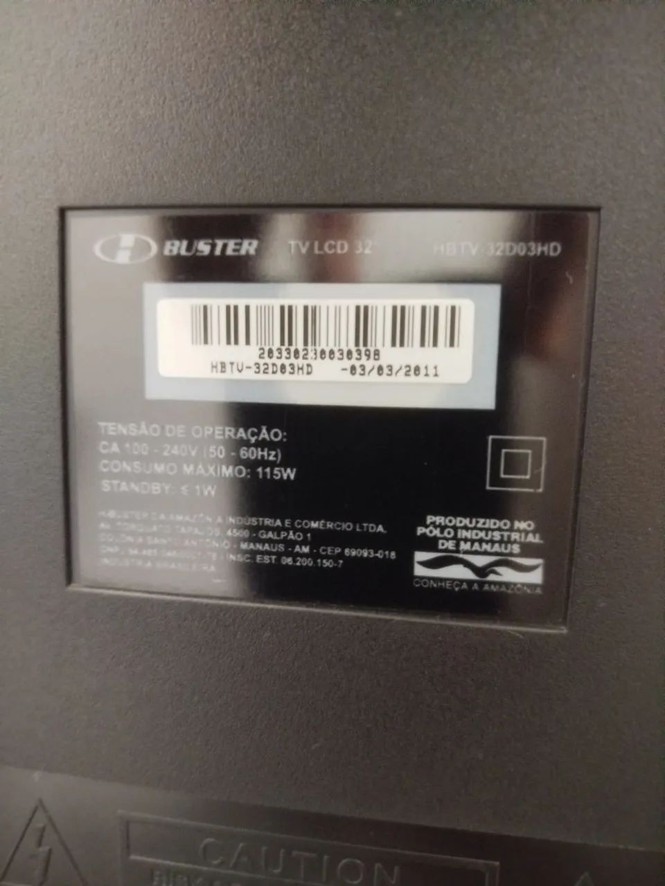 Tv Hbuster 32 polegadas lcd - Foto 3