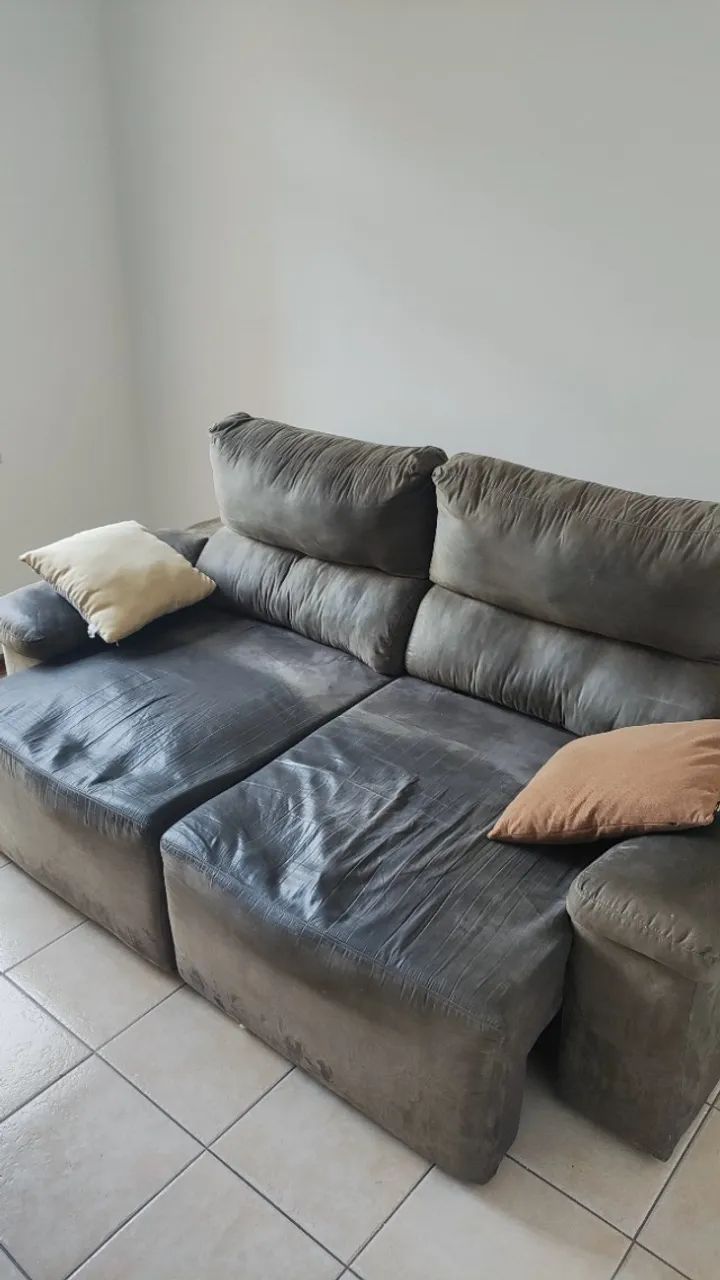 Sofá de 03 lugares retrátil - Foto 5