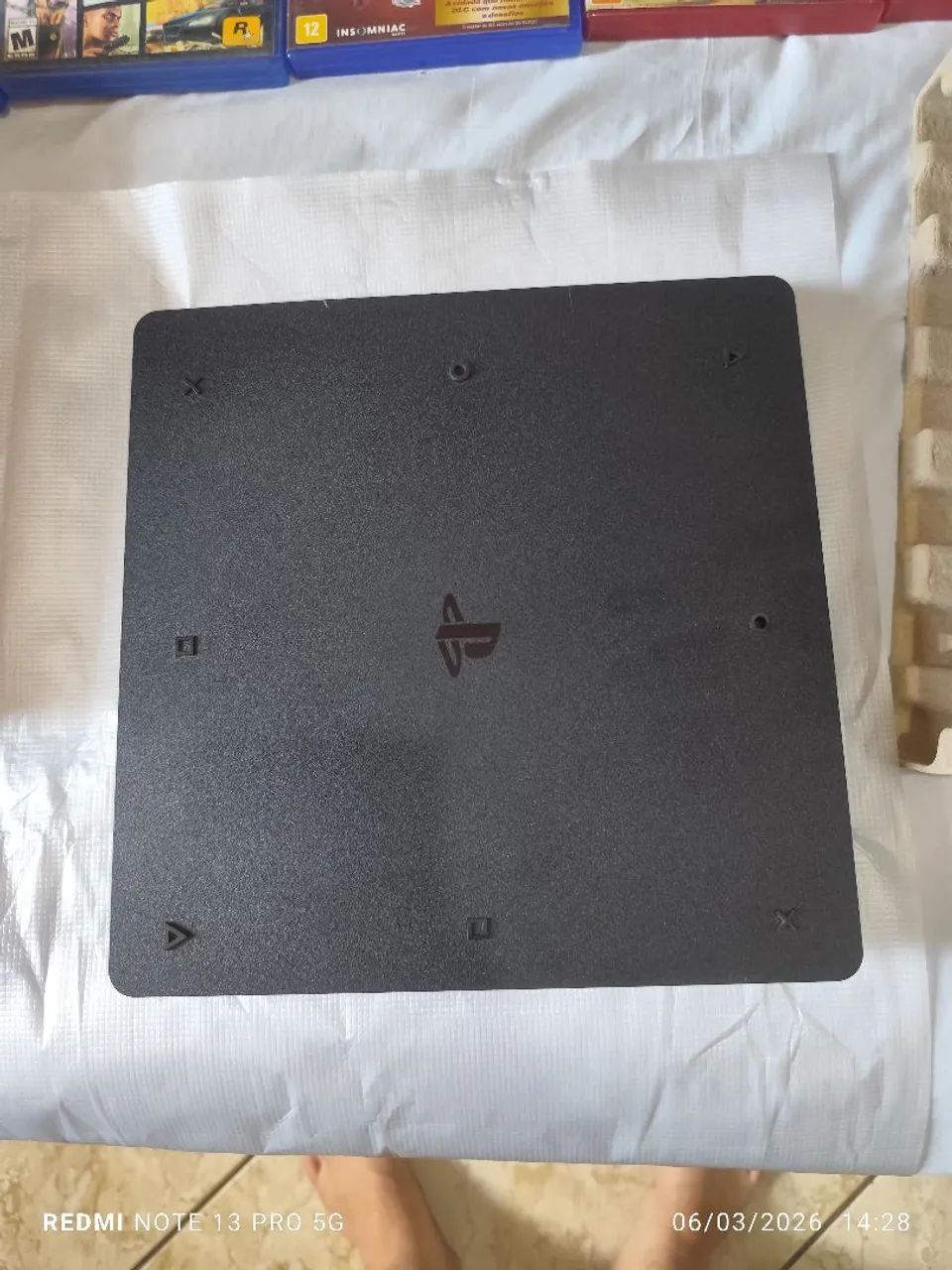 PLAYSTATION 4 slim 1TB - (*Barato* com defeito simples). - Foto 4