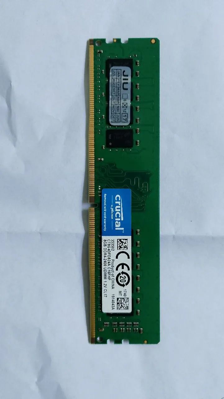 Memória DDR4 8GB Crucial  - Foto 2