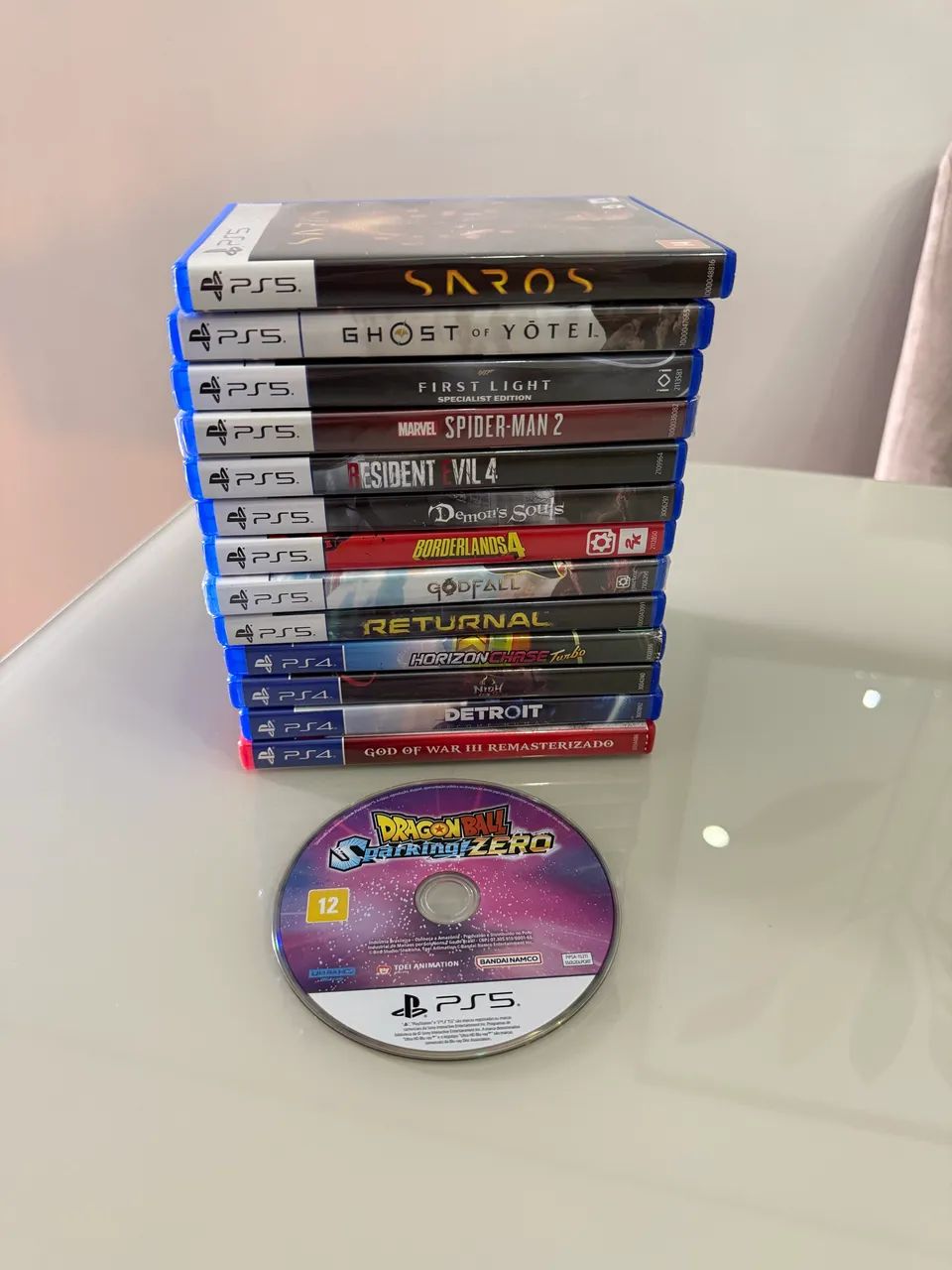 Lote de jogos ps5 e ps4