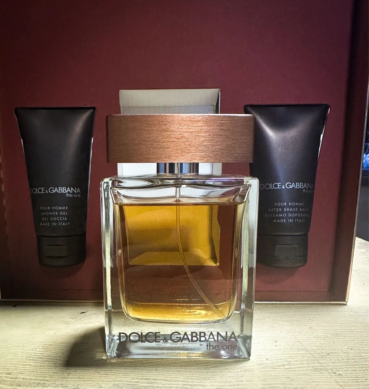 Perfume The One EDT + After Shave + Shower - Foto 3