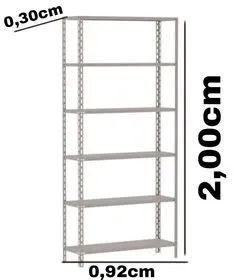 Estante de Aço L2 - (Oferta)! - Foto 2