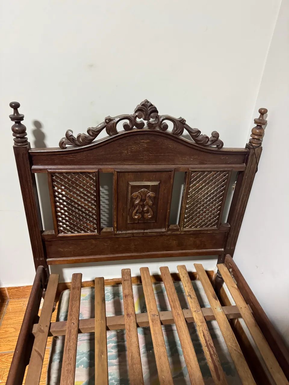 Cama de solteiro de sucupira - Foto 2